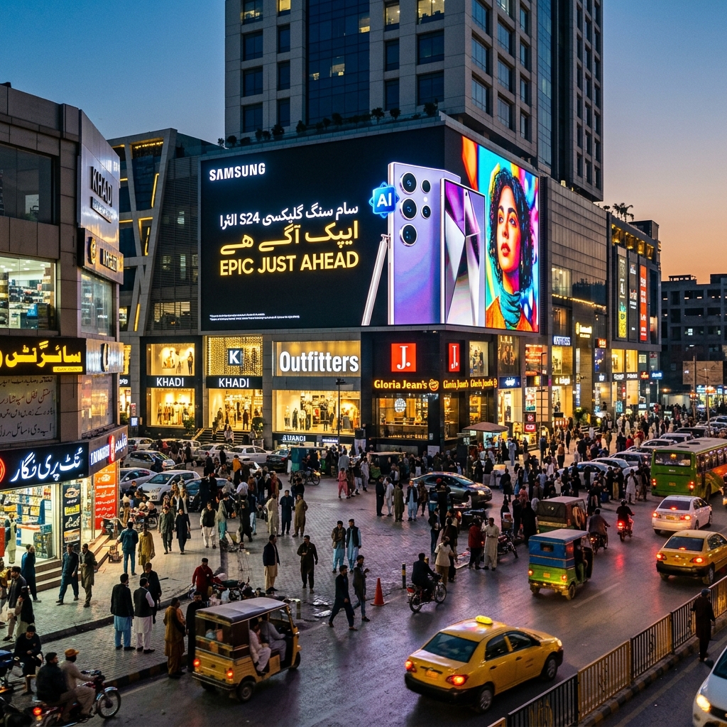 Samsung — Clifton DOOH Digital Takeover